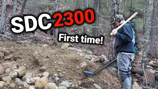 First Time Using the Minelab SDC 2300!