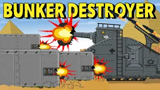 Bunker Destroyer - Cartoons about tanks