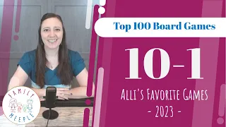 Top 100 Board Games 2023 - 10-1