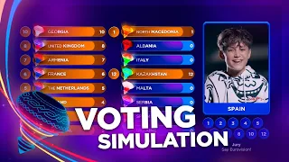 Junior Eurovision 2022 | FULL VOTING SIMULATION (Jury voting & Televoting)