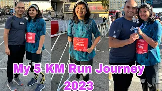 My 5 KM Run Journey - 2023 ☺️😊🏃‍♀️