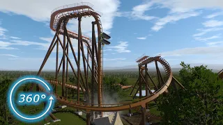 360 VIDEO | VR | Dive Machine Roller Coaster POV --- 4K | 60fps | 3D