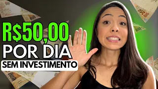 R$50,00 POR DIA trabalhando EM CASA pela internet SEM INVESTIMENTO e SEM EXPERIÊNCIA