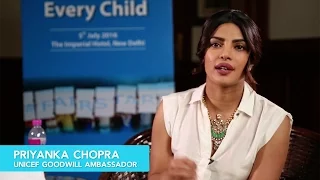 UNICEF Goodwill Ambassador Priyanka Chopra on #FairStart