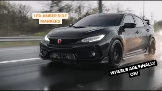 NEW WHEELS FOR THE CIVIC TYPE R | NEW SWITCHBACK LED SIDE-MARKERS!