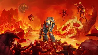 SPACE MARINE 2 trailer but with DOOM ETERNAL music