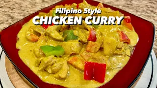 [4K] How to cook Chicken Curry | Filipino Style | Easy Cooking Recipe | Comfort Food Classic