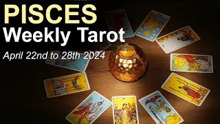 PISCES WEEKLY TAROT READING "MAJOR LIFE DECISION: TAKE A STEP BACK PISCES" April 22nd to 28th 2024