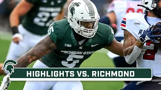 Richmond at Michigan State | Highlights | Big Ten Football | Sept. 9, 2023