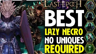 Last Epoch 1 Button Projectile Abomination Necromancer Build Guide Showcase No Uniques Required