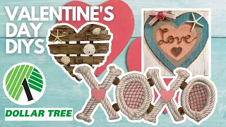 💕 10 BEST Coastal Valentine's Day DIYS with Dollar Tree! Hacks