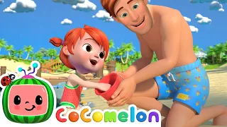 Beach Day with Daddy | Little Angel & Cocomelon Nursery Rhymes