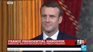 France: Emmanuel Macron officially inaugurated president of the French Republic