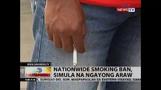 BT: Nationwide smoking ban, simula na ngayong araw