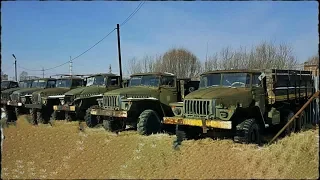 Military EQUIPMENT PARKING lot/ ABANDONED military BASE of ENGINEERING TROOPS-zabroski Khabarovsk