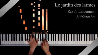 Le jardin des larmes - Zaz ft. Lindemann [ piano cover ]