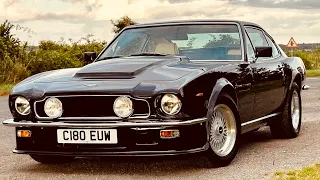 Classic Aston Martin V8 Vantage with 7.0litre conversion review. Britain's best supercar of the 80s
