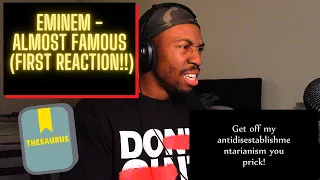 EMINEM- ALMOST FAMOUS (REACTION!!) HE'S THE SAME BEAST BUT A DIFFERENT ANIMAL NOW!