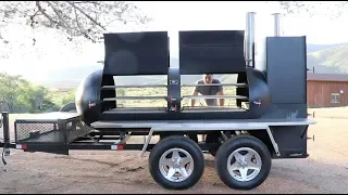 Tour of 500-Gallon Reverse-Flow Smoker