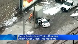 Metra Train Strikes Vehicle In Morgan Park Near 112th Street
