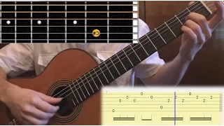 Как играть Love is blue (L'amour est bleu) на гитаре. Разбор с табами. (Guitar Lesson, tabs)