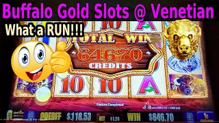 💰BUFFALO GOLD SLOTS @ VENETIAN LAS VEGAS - WHAT A RUN!!!