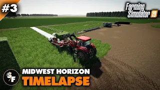 FS19 Midwest Horizon Timelapse #3 Bale Wrapping