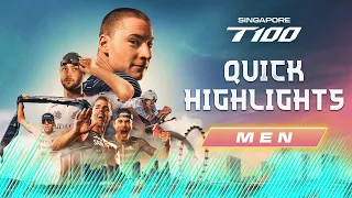 Quick Race Highlights | 2024 Singapore T100 Men's Race 📽