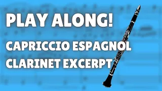 Play Along! Rimsky-Korsakov Capriccio Espagnol Clarinet Excerpt - Orchestral Track WITHOUT CLARINET