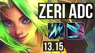 ZERI & Alistar vs SAMIRA & Rell (ADC) | Rank 2 Zeri, Rank 7, 4/1/2 | KR Challenger | 13.15