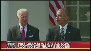 President Obama addresses Donald Trump's election victory