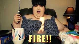 Hungry Fatchick Starts a Fire in Her Apartment