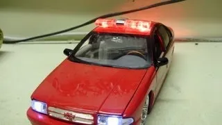 Custom ordered 1996 Chevy Impala SS Badge City Fire Department w' working lights