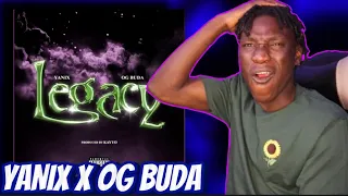 I'M BACK! Yanix feat. OG Buda - LEGACY (REACTION) | BANGERR