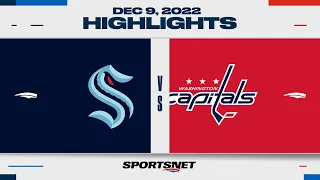 NHL Highlights | Kraken vs. Capitals - December 9, 2022