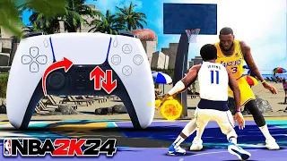 THE #1 HANDCAM DRIBBLE TUTORIAL ON NBA 2K24! BEST DRIBBLE MOVES & FASTEST COMBOS!