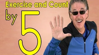 Count by 5's | Exercise and Count By 5 | Count to 100 | Counting Songs | Jack Hartmann