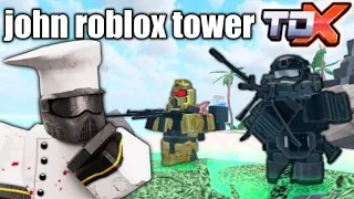 TDX JOHN Tower Review.. | ROBLOX