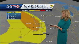 Strong storms possible after dark for Kansas City area