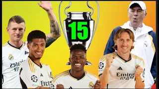 ⚪️⚫️LA 15 Llegó, REAL MADRID Campeón Champions League