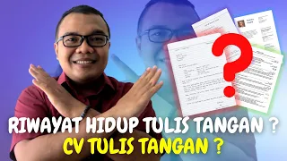 DAFTAR RIWAYAT HIDUP DITULIS TANGAN ? CV DITULIS TANGAN ?  #AGASANTAI