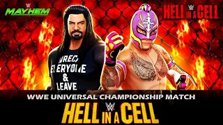 WWE Mayhem | Roman Reigns vs Rey Mysterio | Hell In A Cell 2021 | Universal Championship