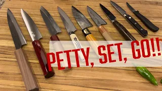 Petty, Set, Go! This is your complete petty knife discussion. We take on all the different sizes