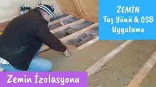 Zemin Izolasyon / Üçgen Ev Yapımı / Ahşap Ev Yapımı / A Frame House