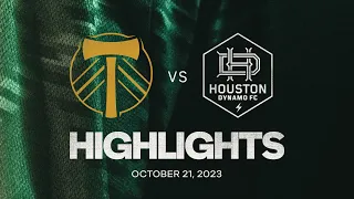 HIGHLIGHTS | Portland Timbers vs. Houston Dynamo FC | October 21, 2023