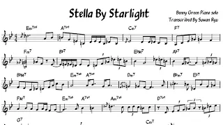 Benny Green - Stella By Starlight Transcription