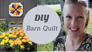 DIY Barn Quilt | Wall Art DIY | Scrap wood project