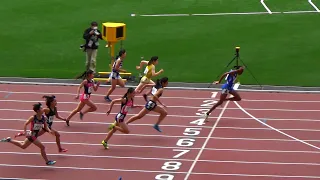 [東京ライジングスター]女子中学100m決勝
