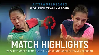 Highlights | Fu Yu (POR) vs Elizabeta Samara (ROU) | WT Grps | #ITTFWorlds2022