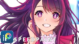 【Ibis Paint】Speedpaint Hoshino Ai | Ibis Paint X Tutorial